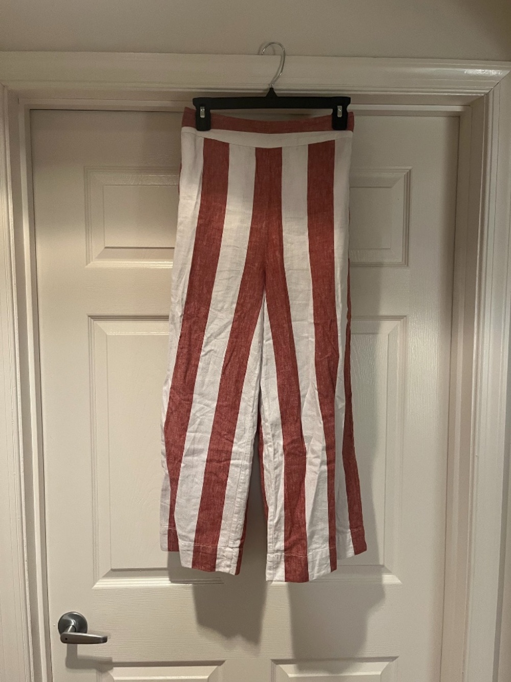 Madewell Striped Cropped Pants, XS Tall